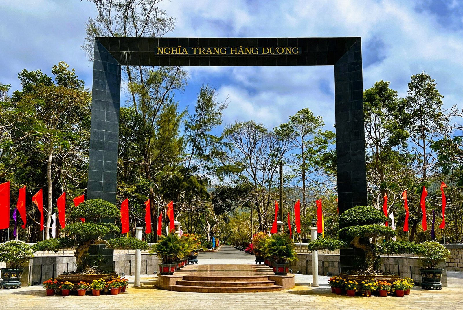 Entrance gate to Hang Duong Cemetery, Con Dao